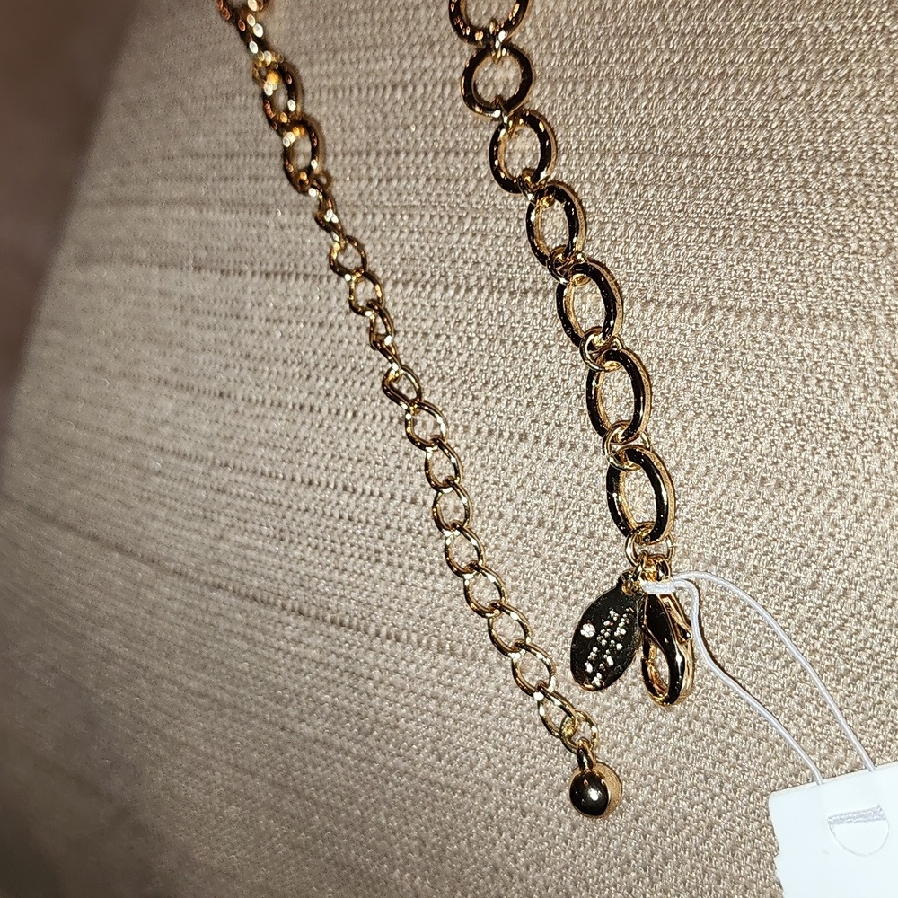 New Ann Taylor Factory Gold-Tone Statement Necklace, NWT - Picture 4 of 5
